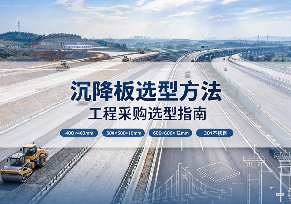 中山沉降板选择方法